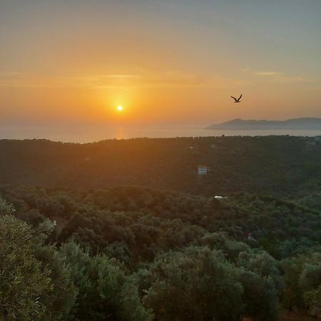 Villa Amfithea Moni Evaggelistrias Esterno foto