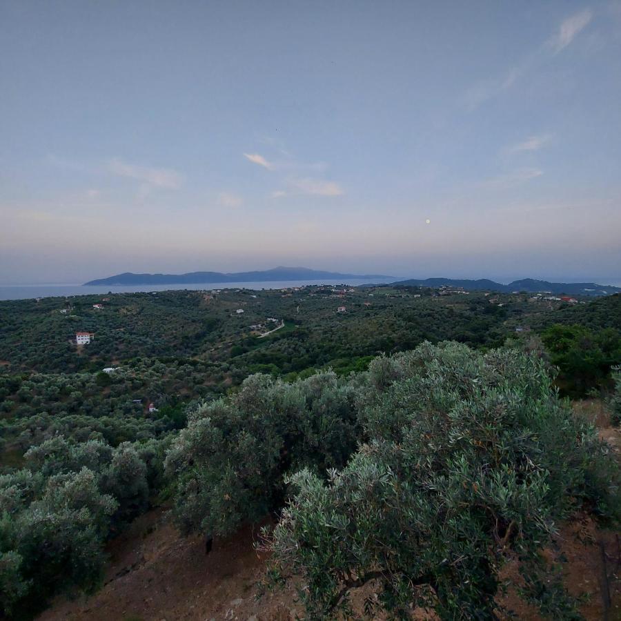 Villa Amfithea Moni Evaggelistrias Esterno foto